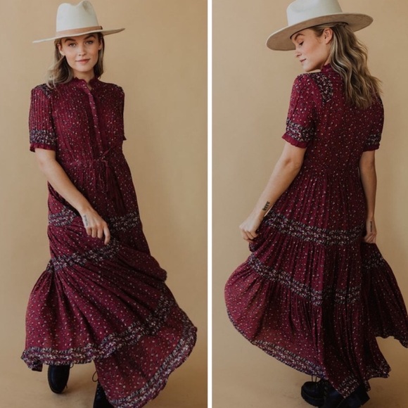 ❤️Free People Rare Feelings Maxi Dress - Picture 2 of 4